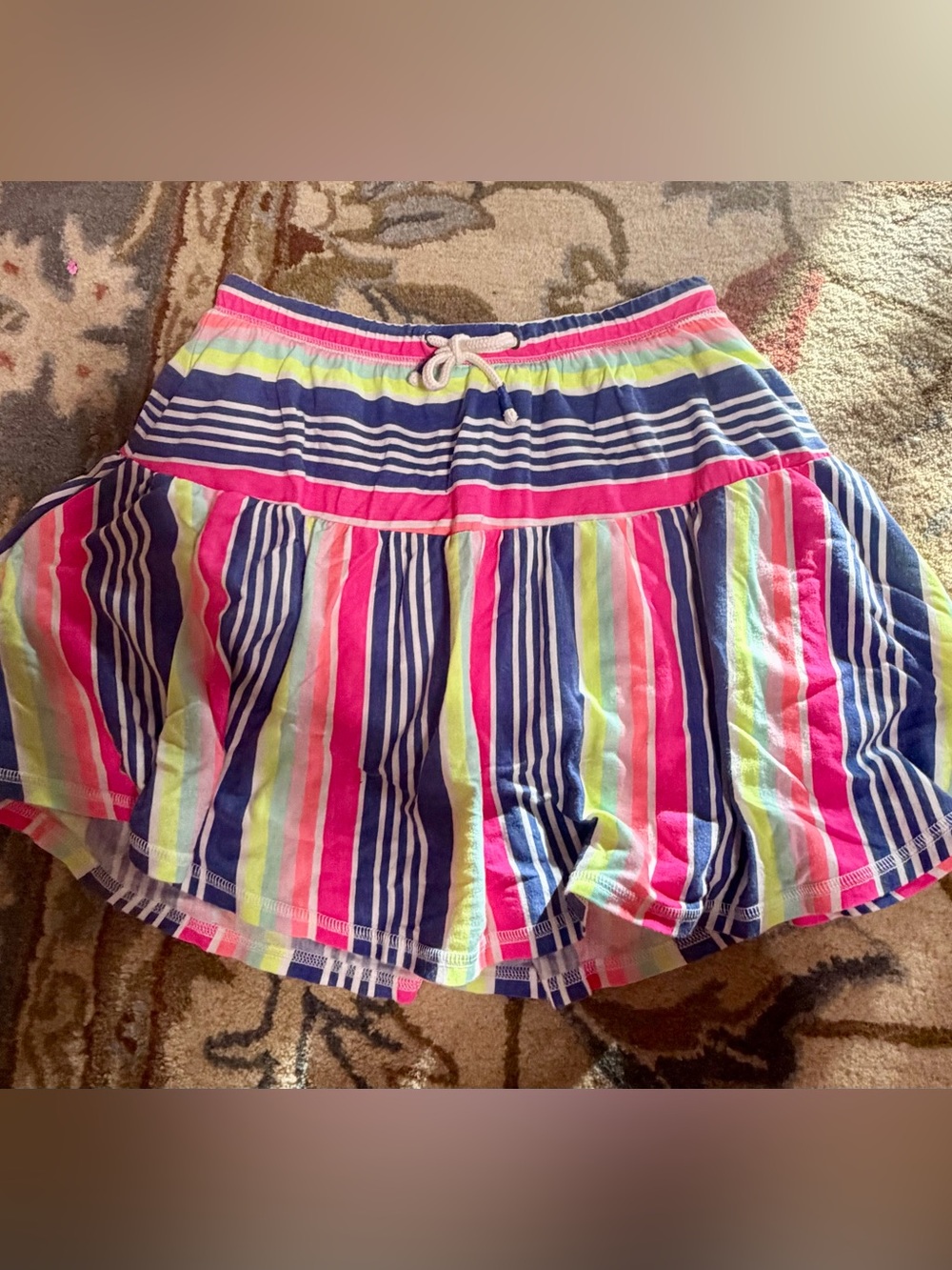 Girls Multicolor Striped skirt
